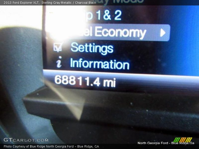 Sterling Gray Metallic / Charcoal Black 2013 Ford Explorer XLT