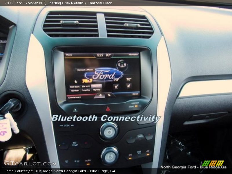 Sterling Gray Metallic / Charcoal Black 2013 Ford Explorer XLT