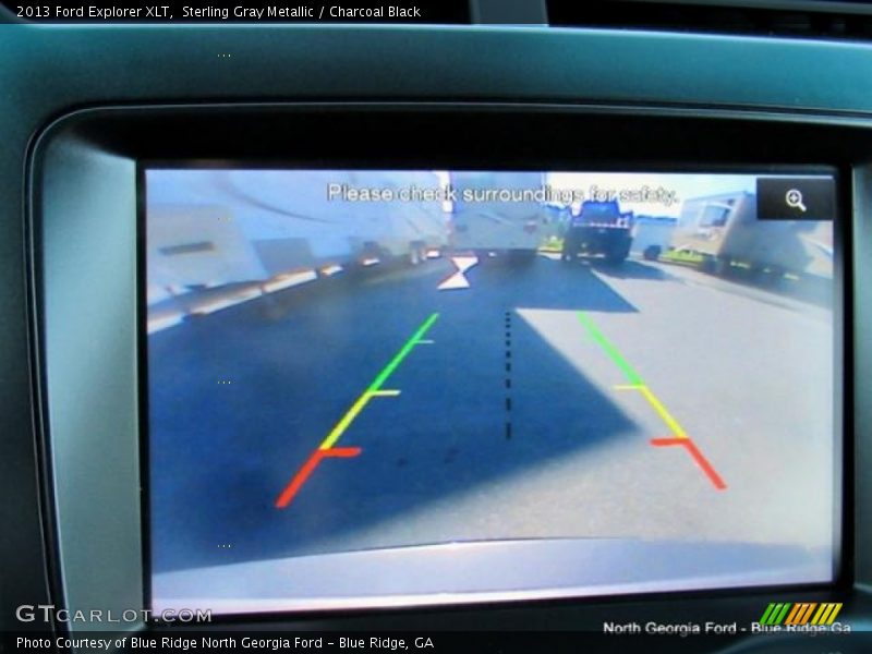 Sterling Gray Metallic / Charcoal Black 2013 Ford Explorer XLT