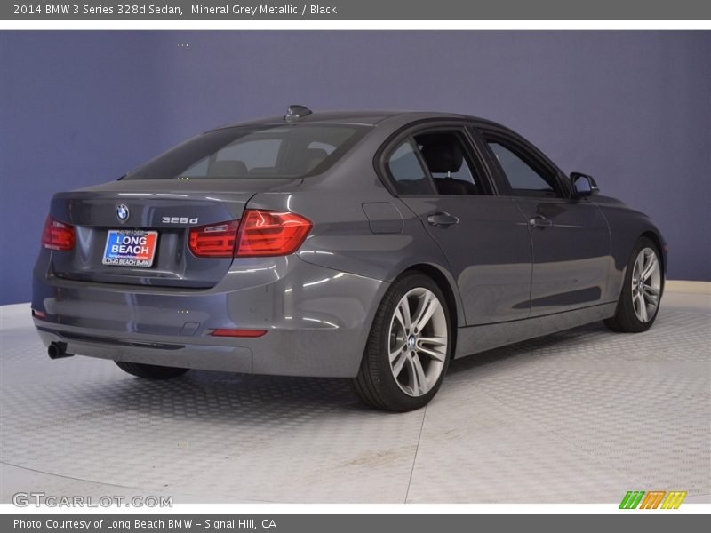 Mineral Grey Metallic / Black 2014 BMW 3 Series 328d Sedan