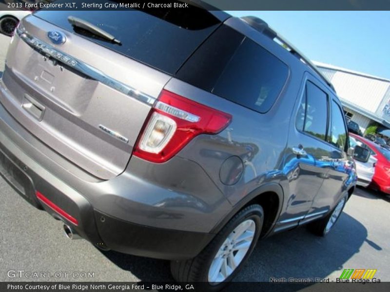 Sterling Gray Metallic / Charcoal Black 2013 Ford Explorer XLT