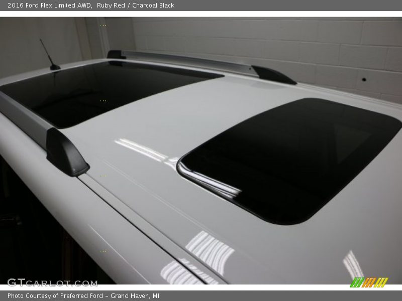 Ruby Red / Charcoal Black 2016 Ford Flex Limited AWD
