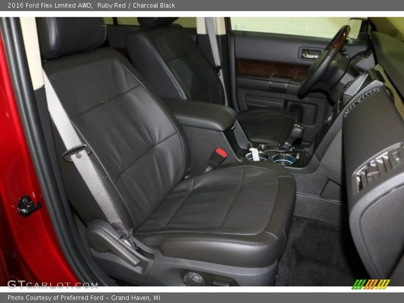 Ruby Red / Charcoal Black 2016 Ford Flex Limited AWD