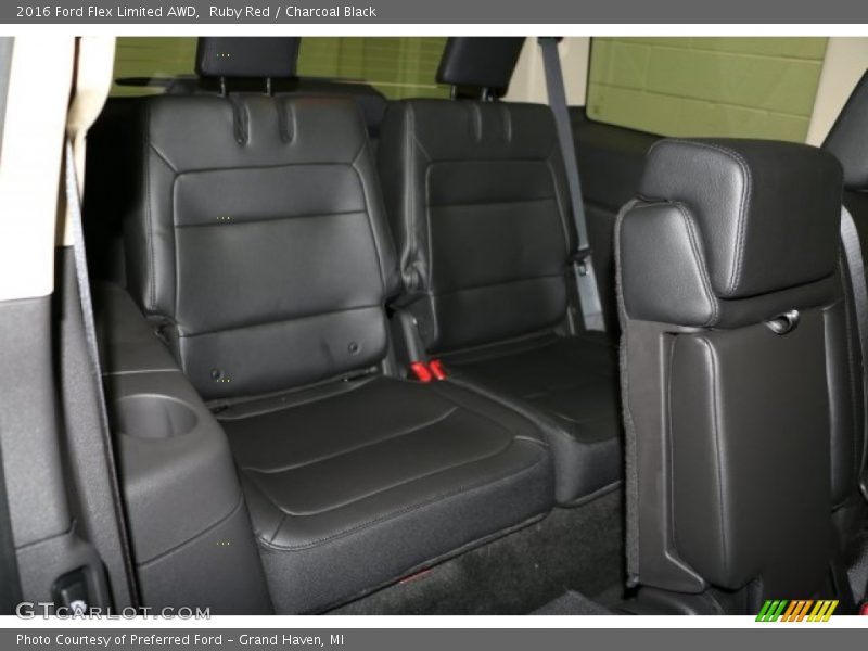 Ruby Red / Charcoal Black 2016 Ford Flex Limited AWD