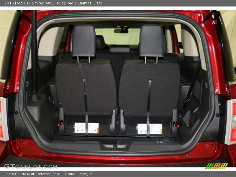 Ruby Red / Charcoal Black 2016 Ford Flex Limited AWD