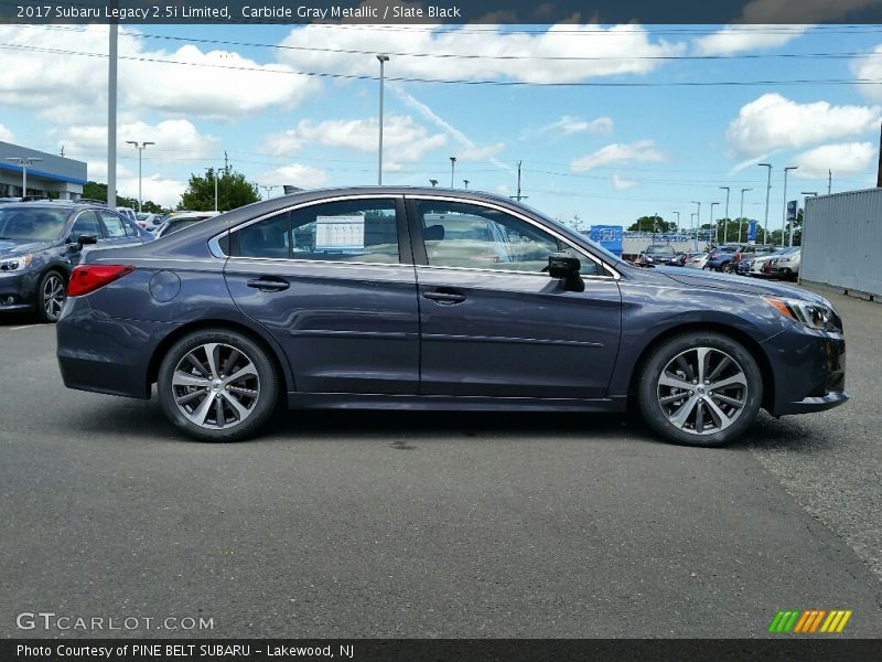 Carbide Gray Metallic / Slate Black 2017 Subaru Legacy 2.5i Limited