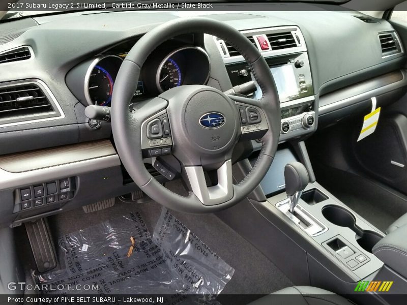 Carbide Gray Metallic / Slate Black 2017 Subaru Legacy 2.5i Limited