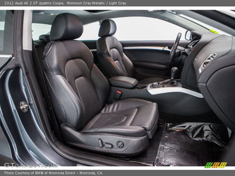 Monsoon Gray Metallic / Light Gray 2012 Audi A5 2.0T quattro Coupe