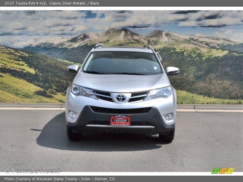 Classic Silver Metallic / Black 2015 Toyota RAV4 XLE