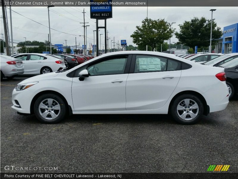Summit White / Dark Atmosphere/Medium Atmosphere 2017 Chevrolet Cruze LS