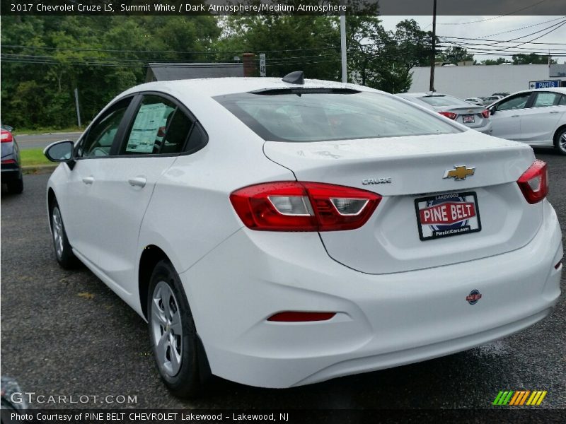 Summit White / Dark Atmosphere/Medium Atmosphere 2017 Chevrolet Cruze LS