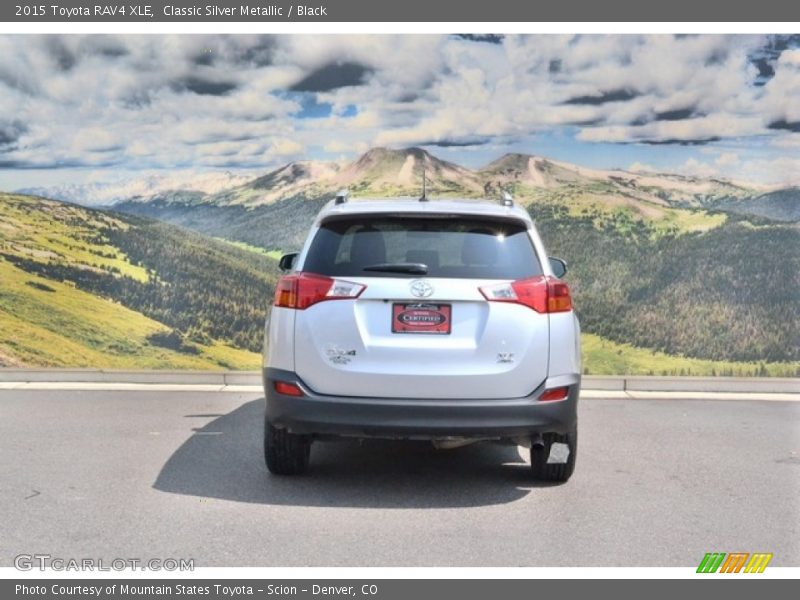 Classic Silver Metallic / Black 2015 Toyota RAV4 XLE