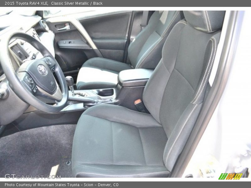 Classic Silver Metallic / Black 2015 Toyota RAV4 XLE