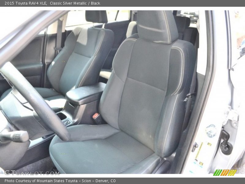 Classic Silver Metallic / Black 2015 Toyota RAV4 XLE