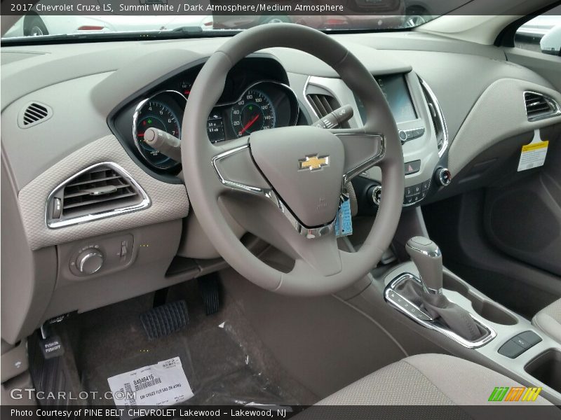 Summit White / Dark Atmosphere/Medium Atmosphere 2017 Chevrolet Cruze LS