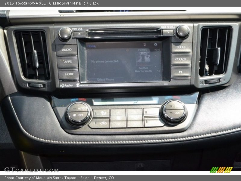 Classic Silver Metallic / Black 2015 Toyota RAV4 XLE