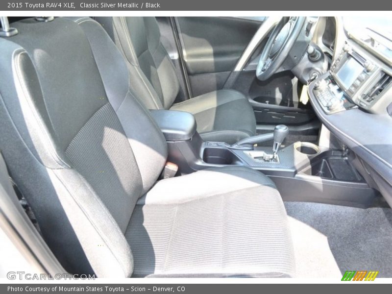 Classic Silver Metallic / Black 2015 Toyota RAV4 XLE