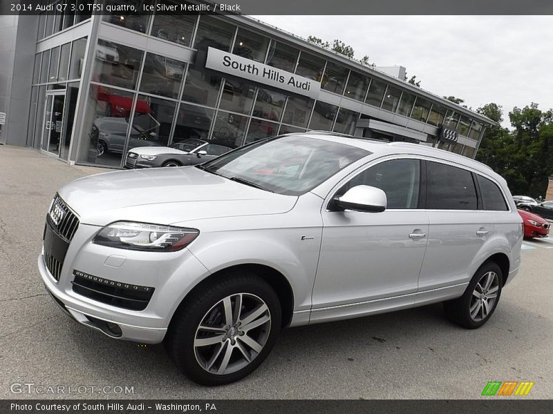 Ice Silver Metallic / Black 2014 Audi Q7 3.0 TFSI quattro