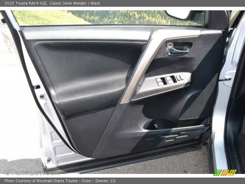 Classic Silver Metallic / Black 2015 Toyota RAV4 XLE