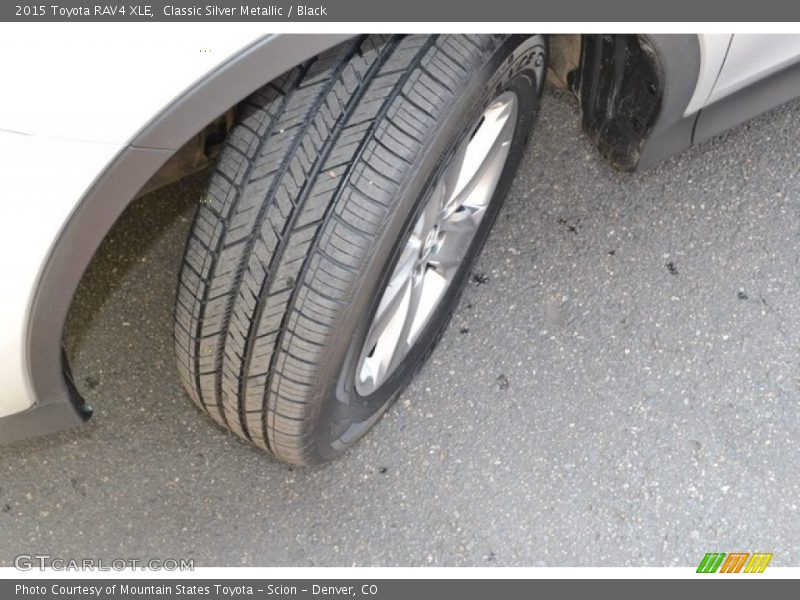 Classic Silver Metallic / Black 2015 Toyota RAV4 XLE