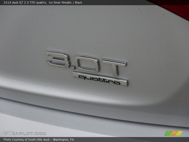 Ice Silver Metallic / Black 2014 Audi Q7 3.0 TFSI quattro