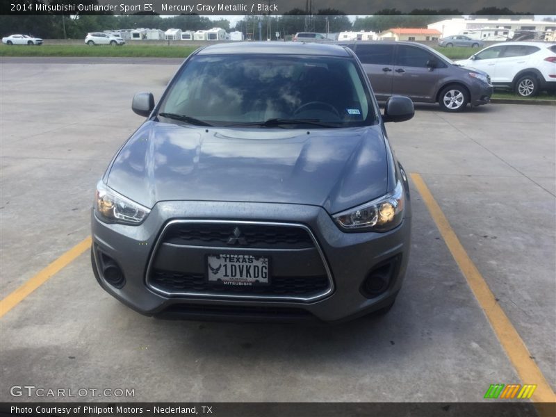 Mercury Gray Metallic / Black 2014 Mitsubishi Outlander Sport ES