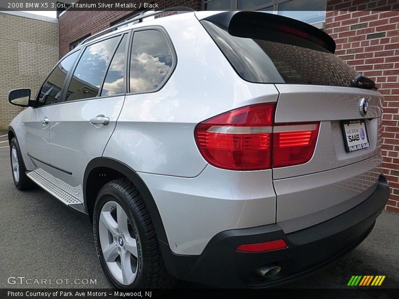 Titanium Silver Metallic / Black 2008 BMW X5 3.0si