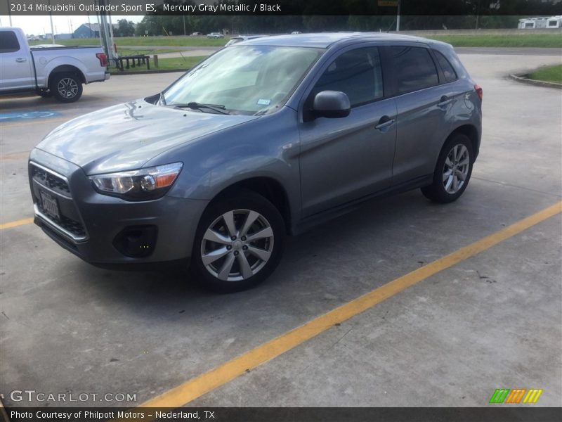 Mercury Gray Metallic / Black 2014 Mitsubishi Outlander Sport ES