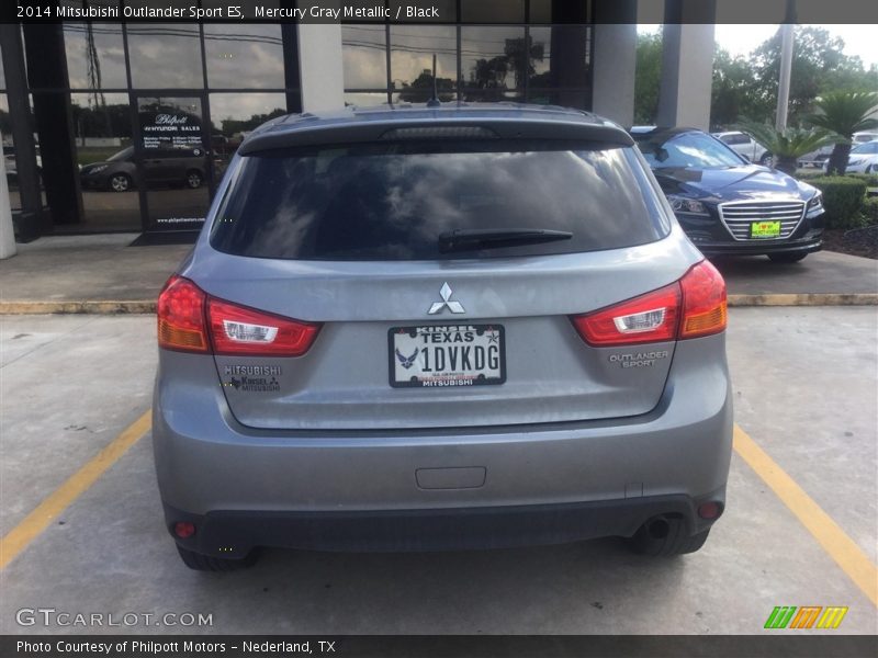 Mercury Gray Metallic / Black 2014 Mitsubishi Outlander Sport ES