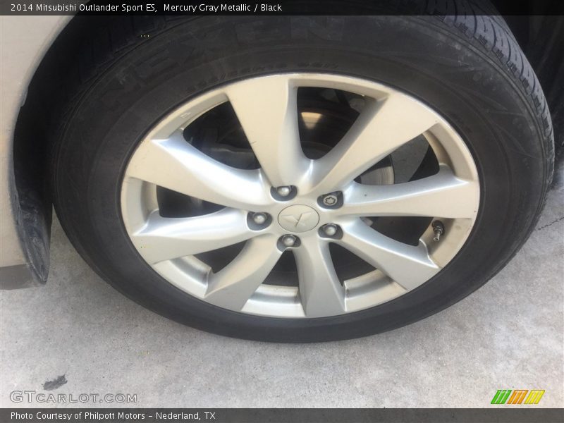 Mercury Gray Metallic / Black 2014 Mitsubishi Outlander Sport ES