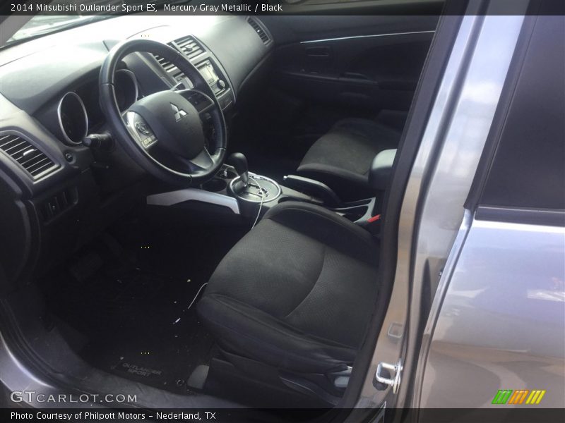 Mercury Gray Metallic / Black 2014 Mitsubishi Outlander Sport ES