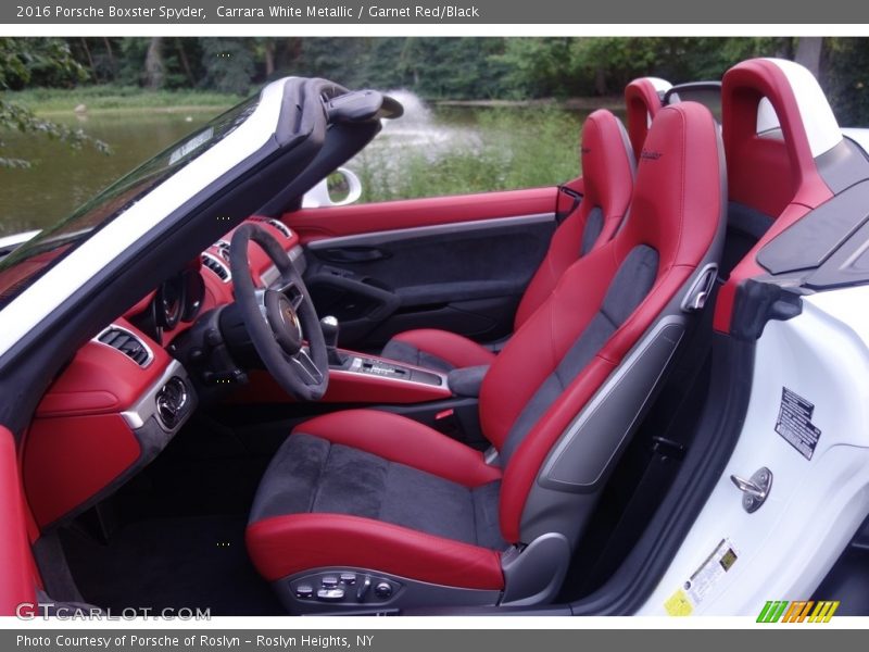 Front Seat of 2016 Boxster Spyder