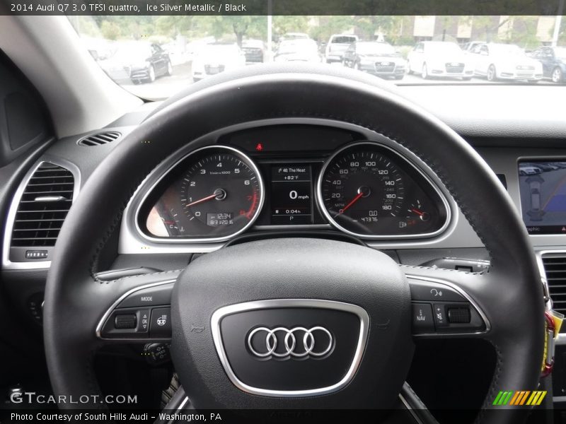 Ice Silver Metallic / Black 2014 Audi Q7 3.0 TFSI quattro
