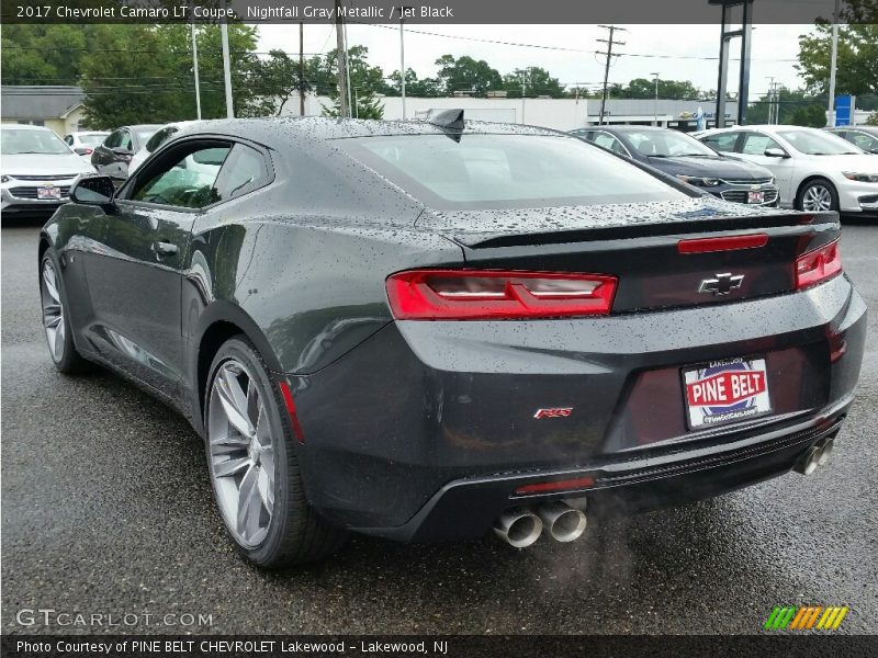 Nightfall Gray Metallic / Jet Black 2017 Chevrolet Camaro LT Coupe