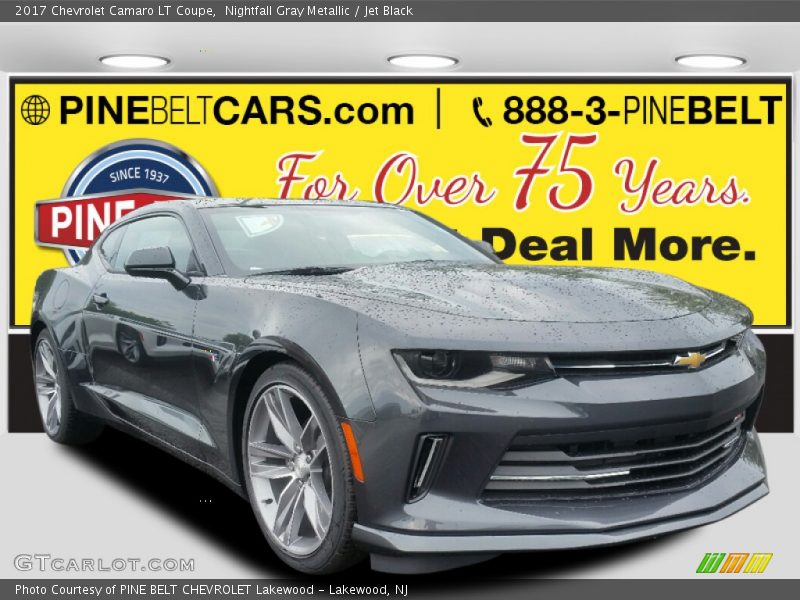 Nightfall Gray Metallic / Jet Black 2017 Chevrolet Camaro LT Coupe