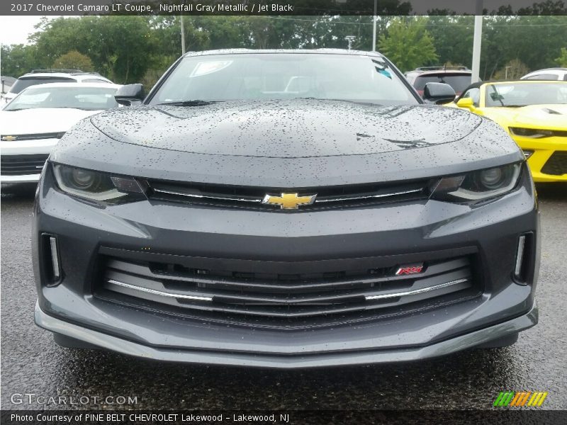 Nightfall Gray Metallic / Jet Black 2017 Chevrolet Camaro LT Coupe