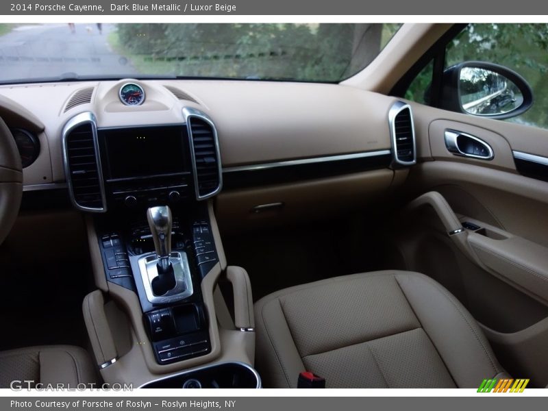 Dark Blue Metallic / Luxor Beige 2014 Porsche Cayenne