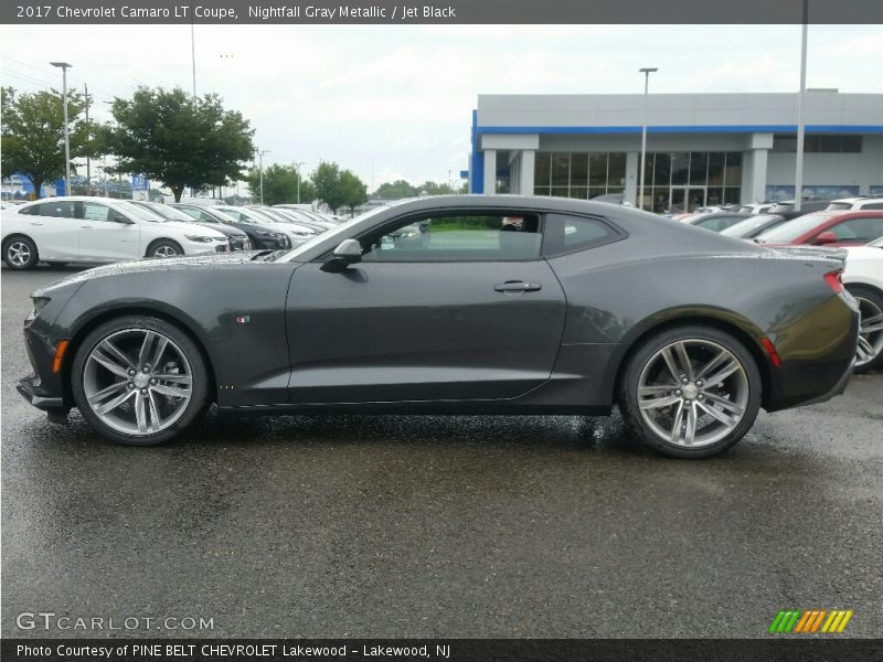 Nightfall Gray Metallic / Jet Black 2017 Chevrolet Camaro LT Coupe