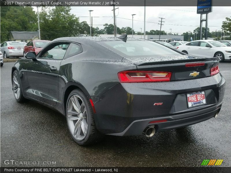 Nightfall Gray Metallic / Jet Black 2017 Chevrolet Camaro LT Coupe