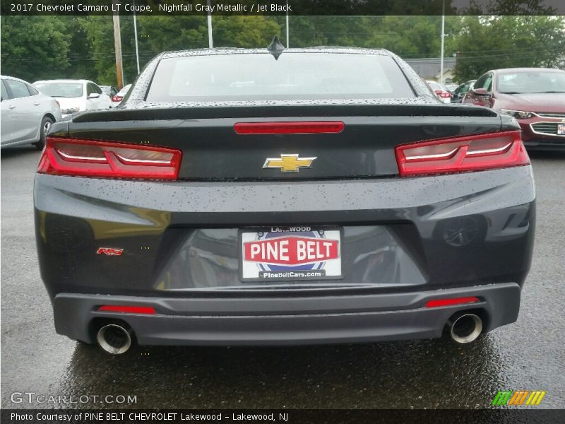 Nightfall Gray Metallic / Jet Black 2017 Chevrolet Camaro LT Coupe