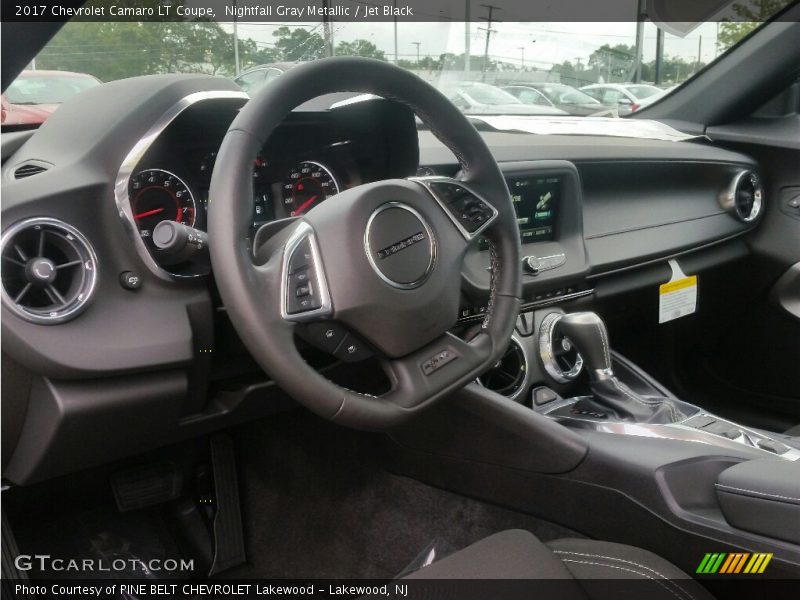 Nightfall Gray Metallic / Jet Black 2017 Chevrolet Camaro LT Coupe