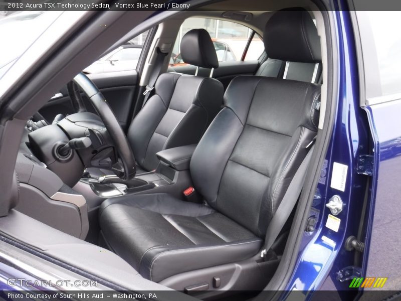 Front Seat of 2012 TSX Technology Sedan