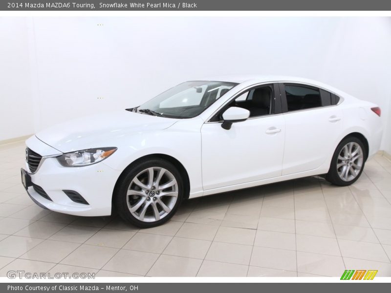 Snowflake White Pearl Mica / Black 2014 Mazda MAZDA6 Touring