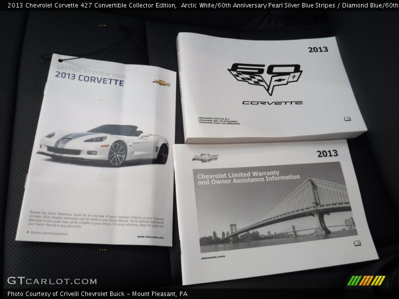 Books/Manuals of 2013 Corvette 427 Convertible Collector Edition