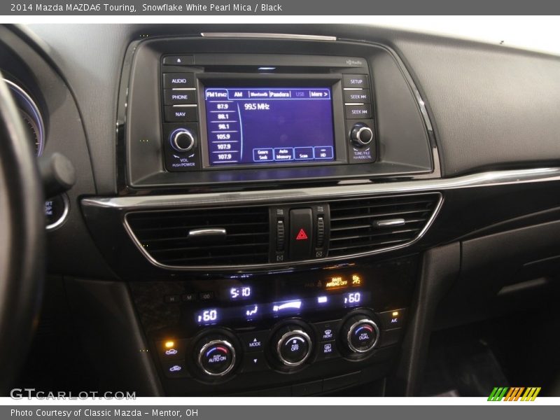 Snowflake White Pearl Mica / Black 2014 Mazda MAZDA6 Touring