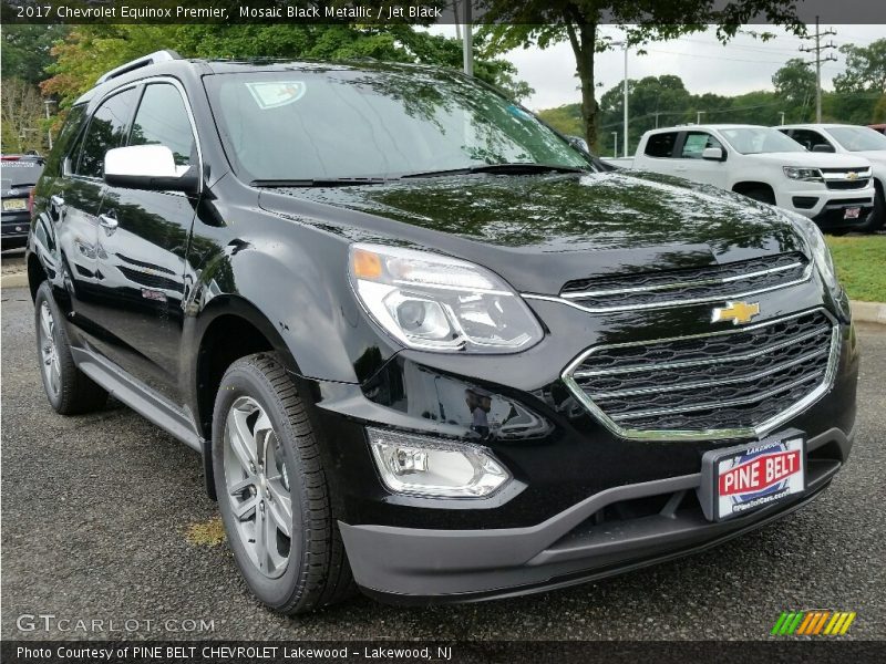 Mosaic Black Metallic / Jet Black 2017 Chevrolet Equinox Premier