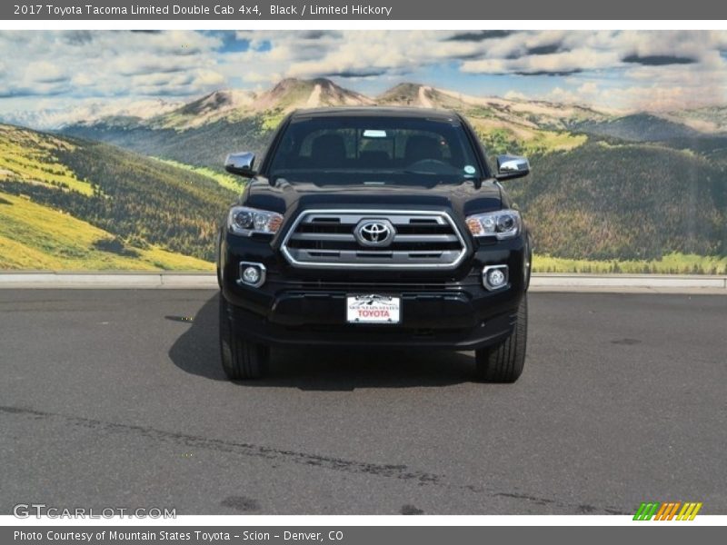 Black / Limited Hickory 2017 Toyota Tacoma Limited Double Cab 4x4