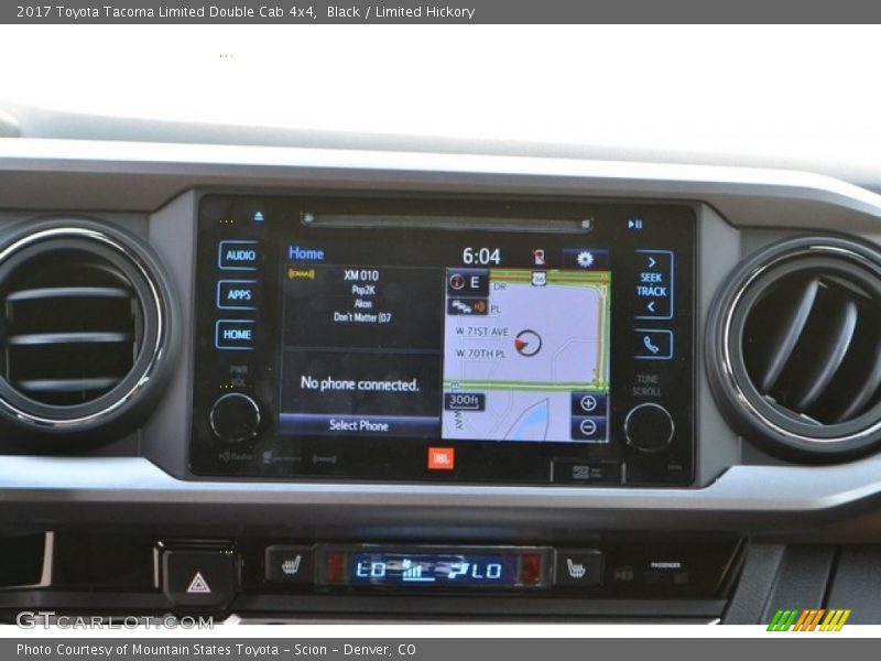 Navigation of 2017 Tacoma Limited Double Cab 4x4