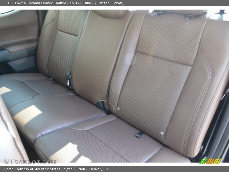 Rear Seat of 2017 Tacoma Limited Double Cab 4x4