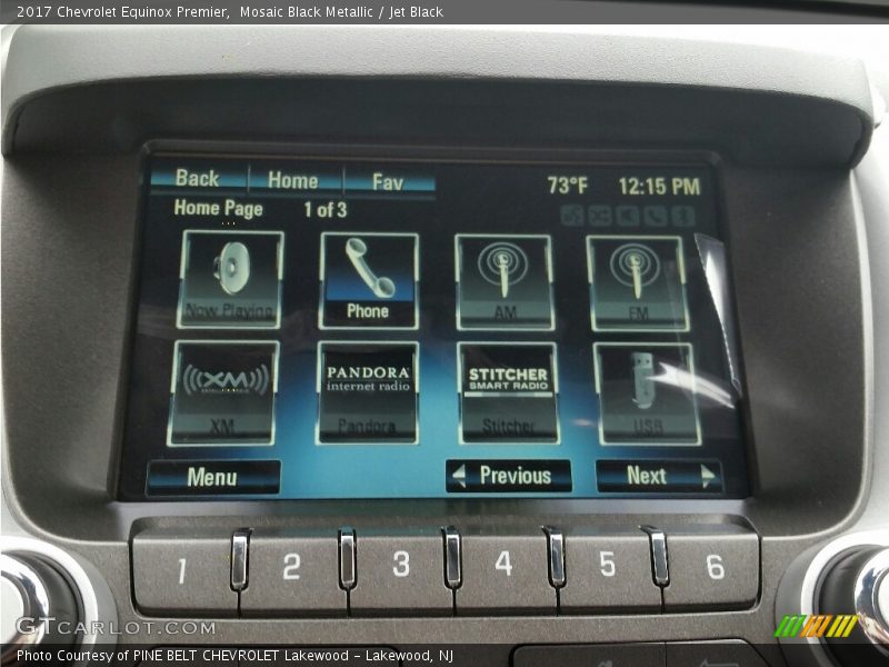 Mosaic Black Metallic / Jet Black 2017 Chevrolet Equinox Premier